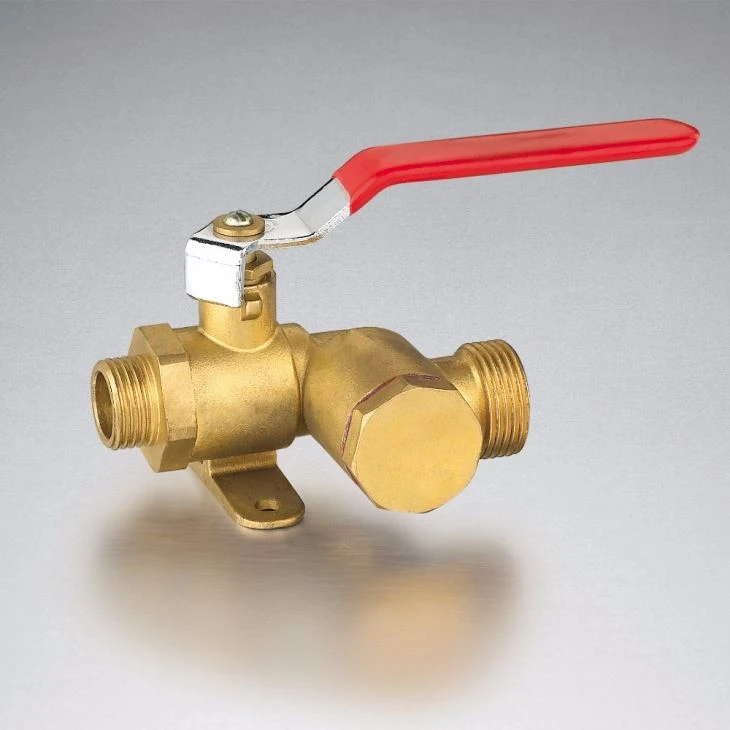 Fixed Reducing Brass Elbow Ball Valve